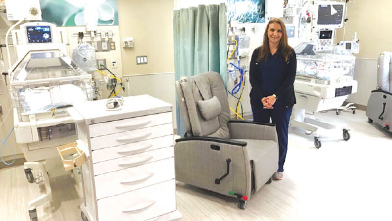 Troy Beaumont debuts new NICU ward