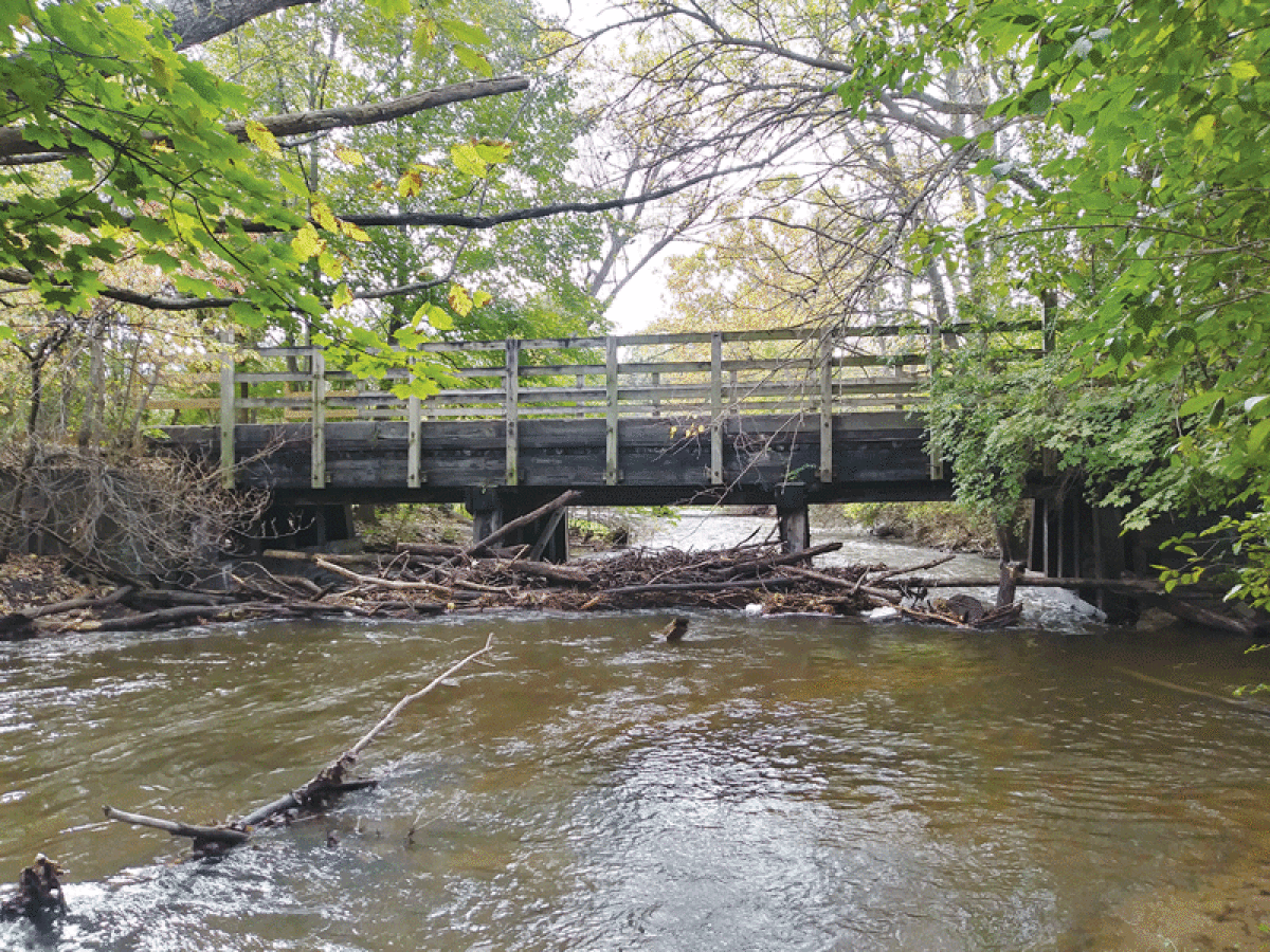  Design costs for the replacement of Bridge 31.7 along the Paint Creek have been completely covered thanks to two recent grants. 
