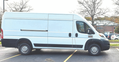  The library has purchased a new Dodge ProMaster 3500 utility van, which officials hope will serve as a more reliable minibookmobile.  