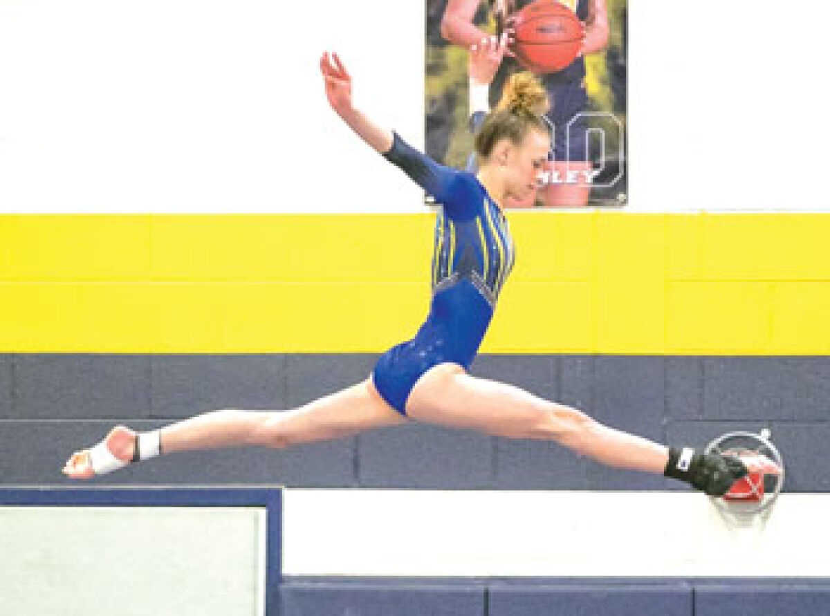  Fraser sophomore Mia Bosca placed second in vault and fourth in the all-around competition at the Fraser Invitational on Jan. 7 at Fraser High School.  