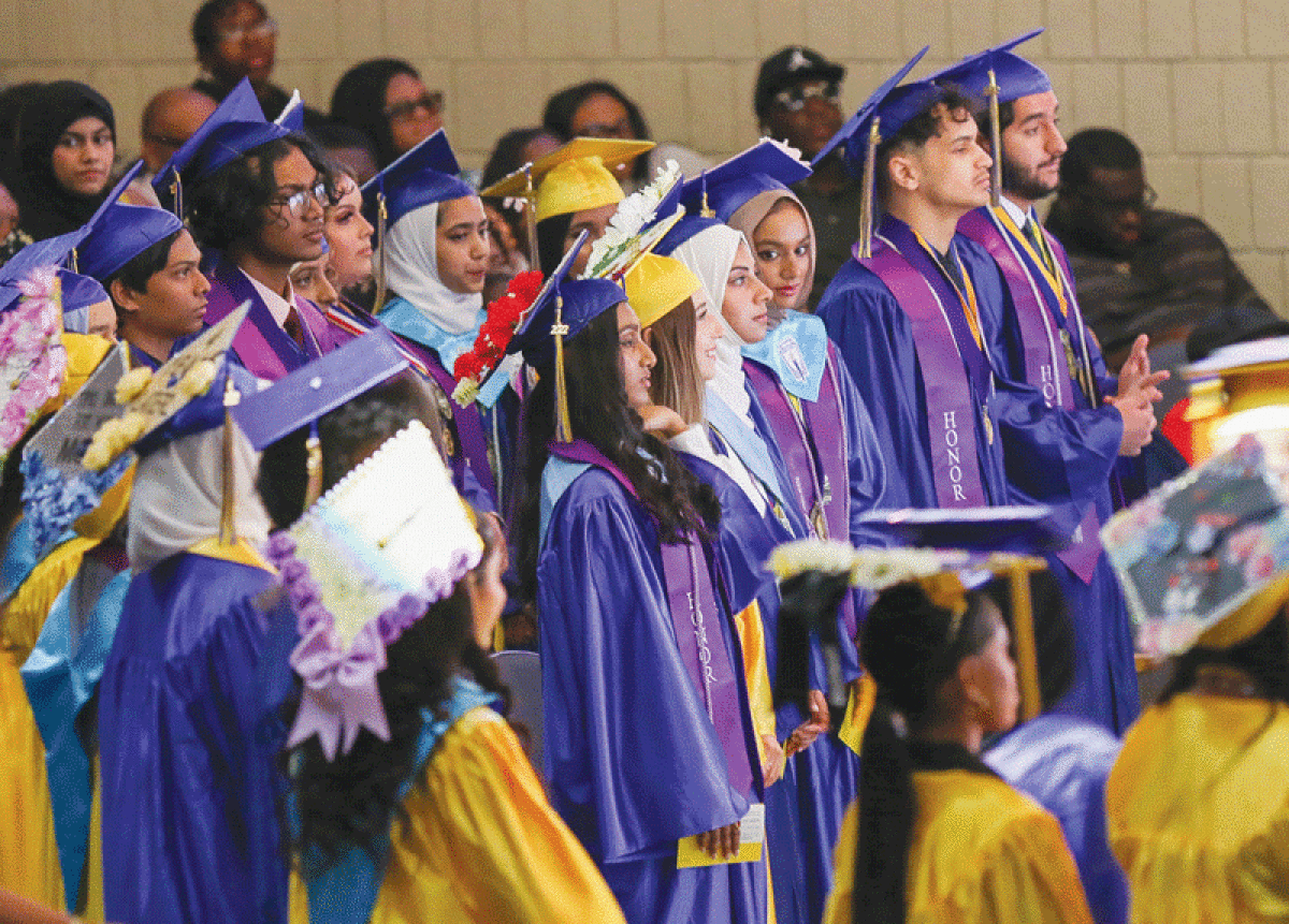  The Fitzgerald High School graduation ceremony was held June 10  at the high school, located in Warren.  