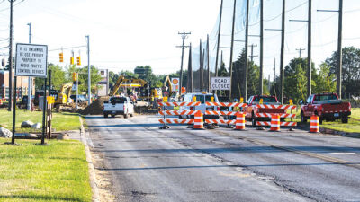  Little Mack Avenue is one of two major cross streets that recently closed at Gratiot Avenue in Roseville due to construction. 