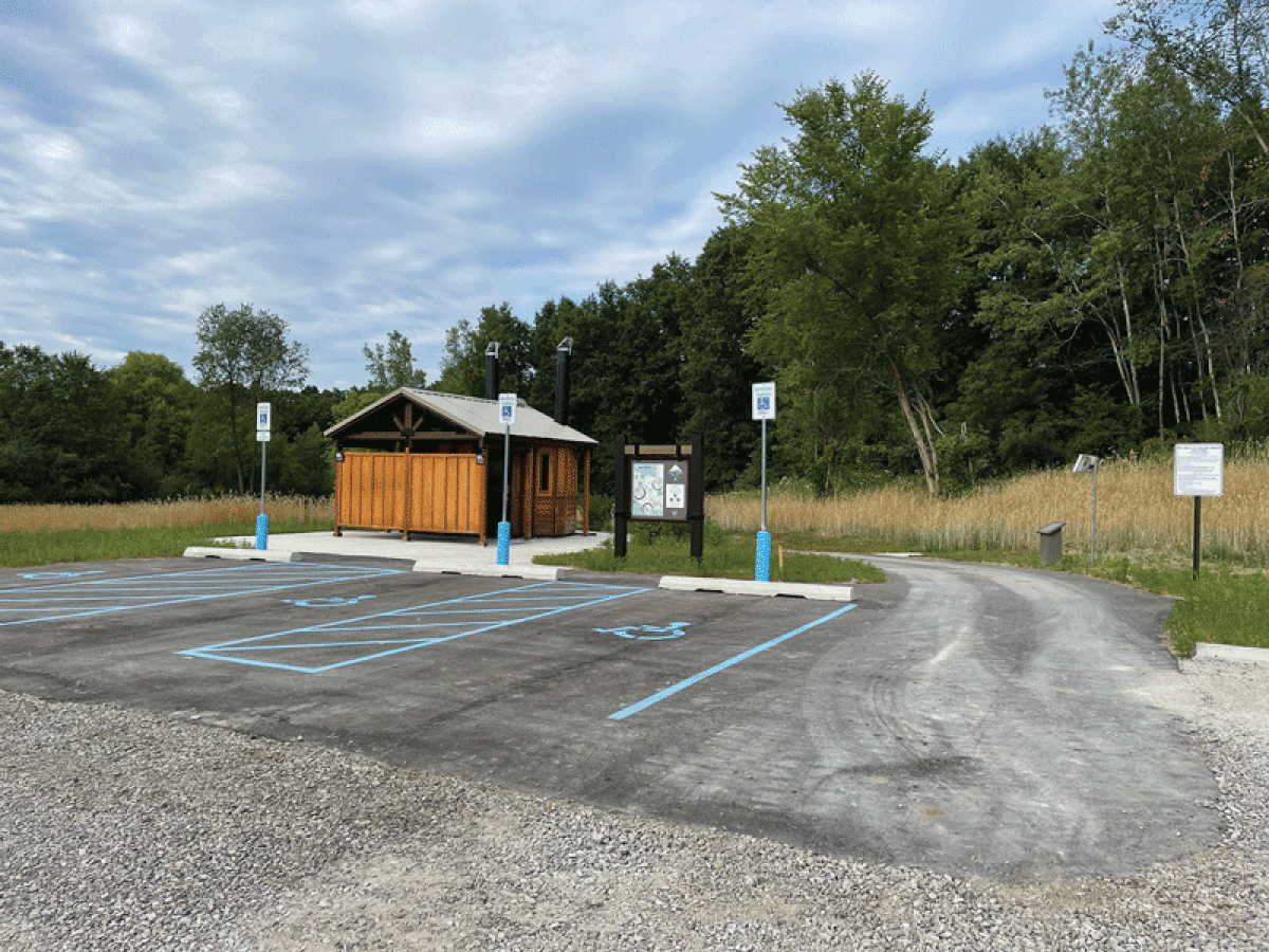  A new trailhead opened at Paint Creek Junction Park, north of Adams and Orion roads, with restrooms, a water filling station, lots of parking and more. 