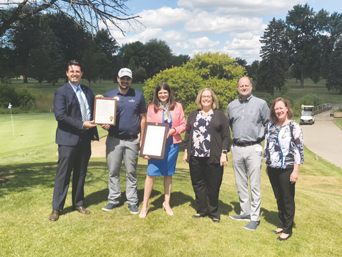  On July 26, community leaders gathered to celebrate the 100th anniversary of the Sylvan Glen Golf Course in Troy. 