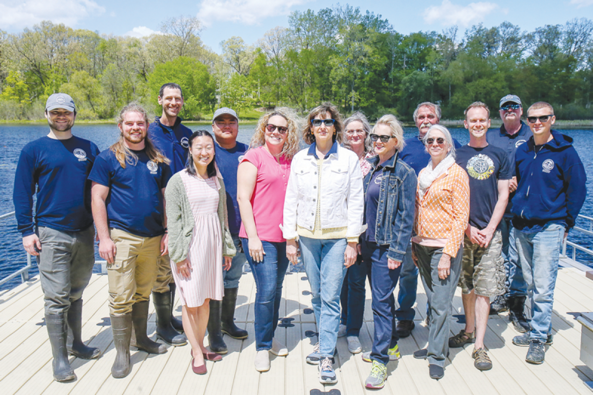  Oakland Township Parks and Recreation Director Mindy Milos Dale, pictured with her staff, is retiring May 31. 