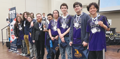  Bloomfield Hills’ Mario Kart 8 Deluxe team appeared live and in action April 27 at Oakland University, fighting their way through a gauntlet of a bracket, taking down the No. 2 and No. 6 seeds to make it to the state championship match against Richmond High School. 
