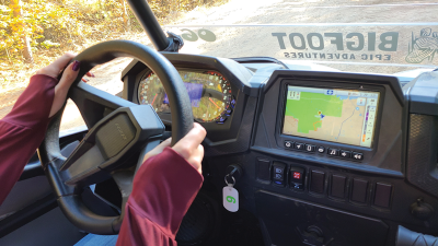  Libby Doering, owner of Bigfoot Epic Adventures, which rents off-road vehicles, says her fleet of side-by-sides have navigation systems, which ease the concerns of customers who may fear getting lost.  
