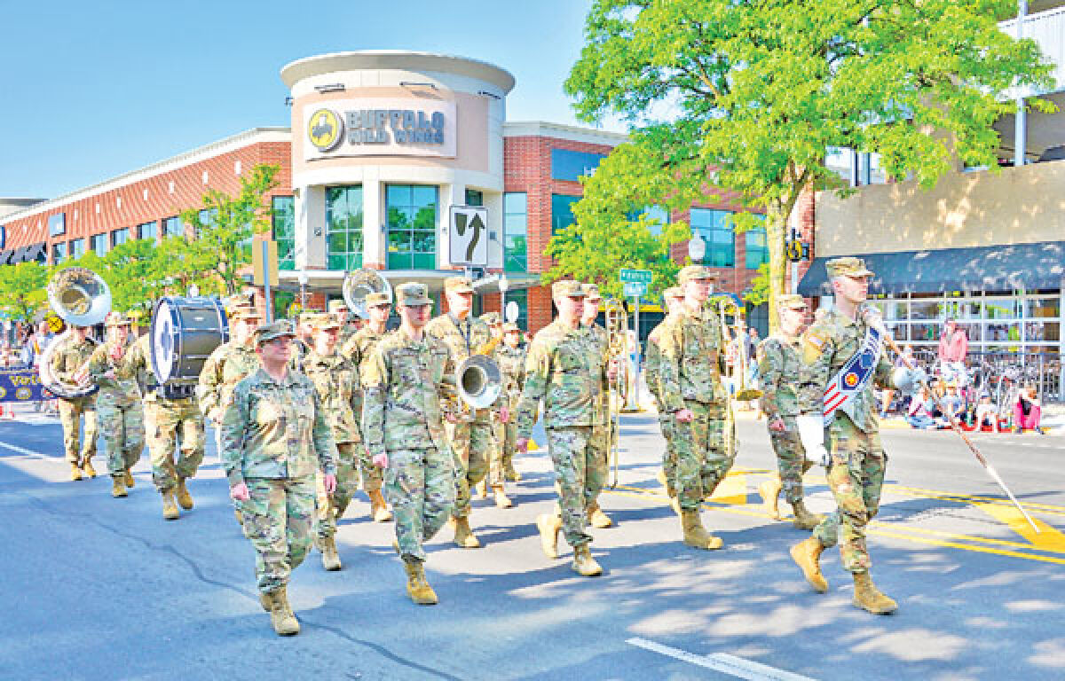  The 338th Army Band performs in the Royal Oak Memorial Day Parade last year. Royal Oak’s 2024 Memorial Day parade will begin at 9 a.m. May 27. 