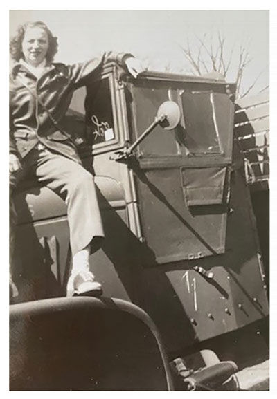  Waters drove trucks in convoys during World War II. 