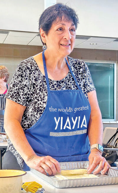  St. Nicholas Greek Orthodox Church volunteers show up to prepare the pastries and foods in the weeks before the event.  