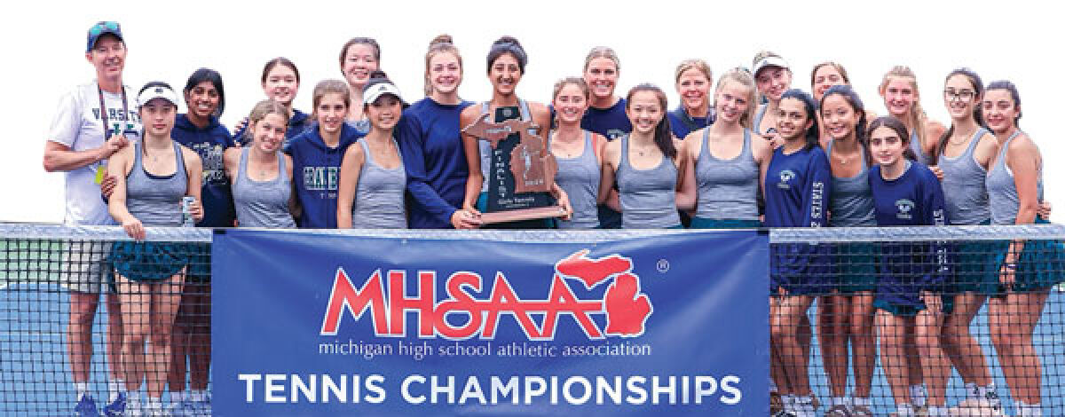  Cranbrook Kingswood girls tennis took state runner-up June 1 at the Michigan High School Athletic Association Division 3 state championship. 