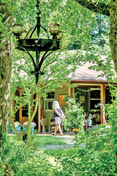  Jeannie Salkowski joked that it’s hard to keep her inside the house; she’d rather be outside among the nature that surrounds her 4-acre property. 