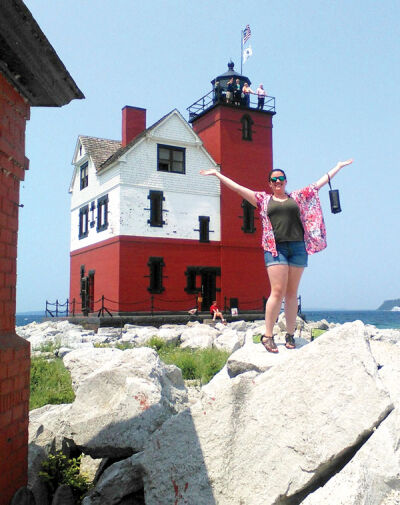  During her time working on Mackinac Island, Cassondra Scott enjoyed everything it had to offer, from paddle boarding to visiting the Round Island Lighthouse. 