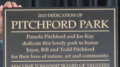  Macomb Township's Pitchford Park dedicated to family 