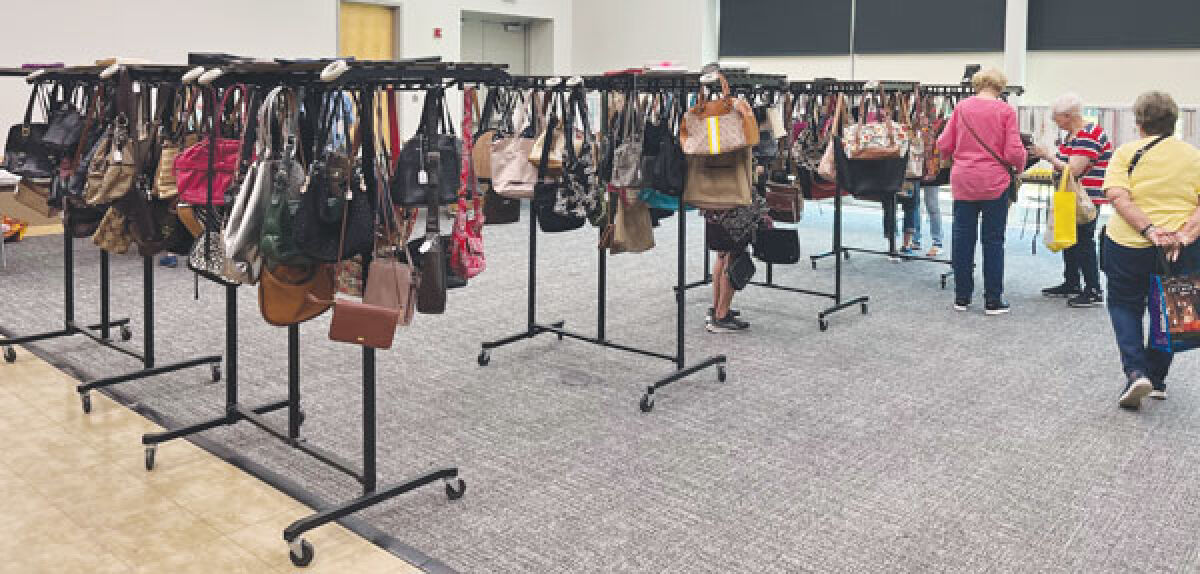  Troy community members came out to the Troy Community Center to browse and buy the different accessories that were donated for the Friends of Troy Seniors’ annual Used Jewelry & Purse Sale. 