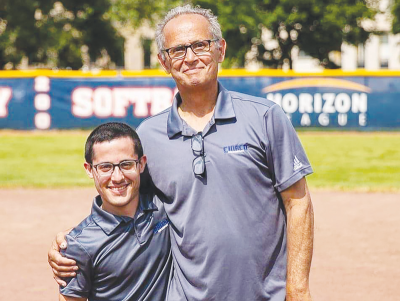  Vito Chirco, left, is holding his charity softball game July 20 to raise money for the National Kidney Foundation of Michigan. His dad, Jerome Chirco, right, is living with acute kidney failure.  