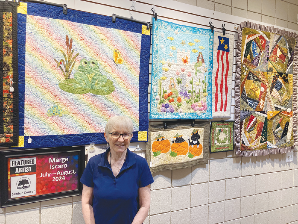  Marge Iscaro is the Shelby Township Senior Center’s featured artist for the months of July and August. 