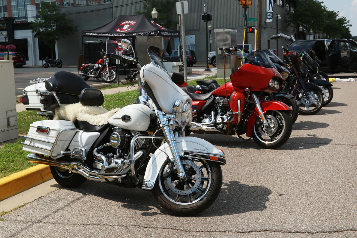  The third annual Crusaders for Children car and bike show displayed 12 bikes and 10 cars July 13 at the Veterans of Foreign Wars Acorn Post #1669 at 214 E. Fourth St in Royal Oak.  