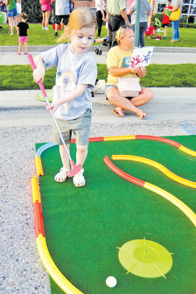  Games were part of the activities at the Macomb Township Recreation Center’s 20th birthday celebration on July 19. 