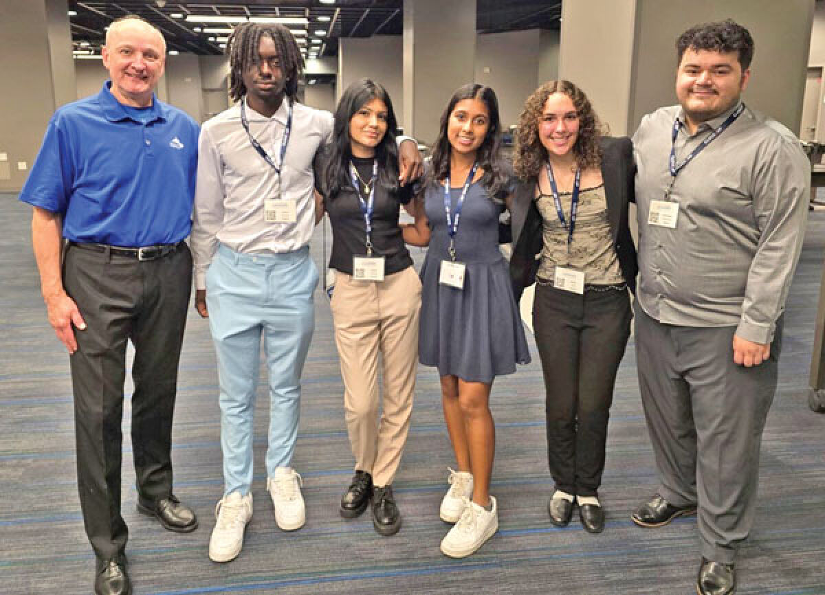  Jason Howard, Tanya Calzad, Nisha Singhi, Maria Nido and Alexander Villagomez attend events with representatives for a national leadership summit in Washington, D.C. 