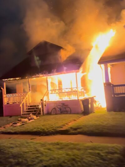  Fire damaged two homes on Muir Street in Hazel Park on July 30.  