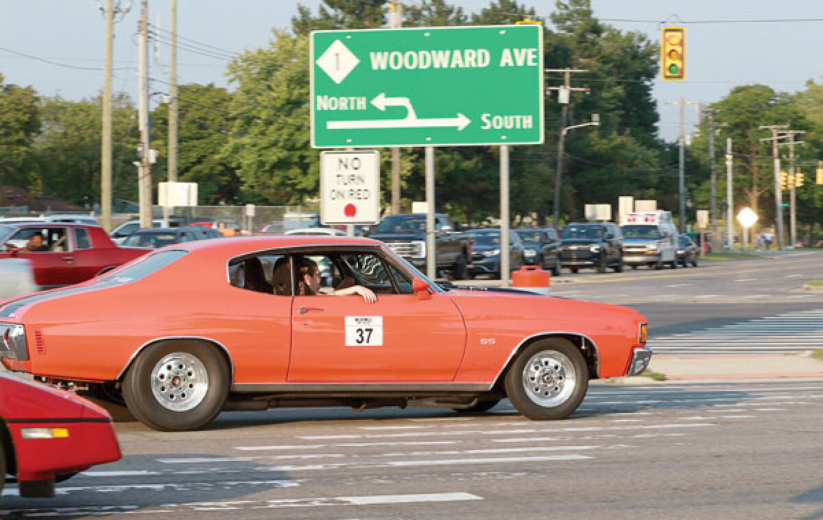  The Woodward Dream Cruise showcases approximately 40,000 cars per year and brings in an estimated 1 million car fans annually. The 2024 edition will take place from 9 a.m. to 9 p.m. Aug. 17.  