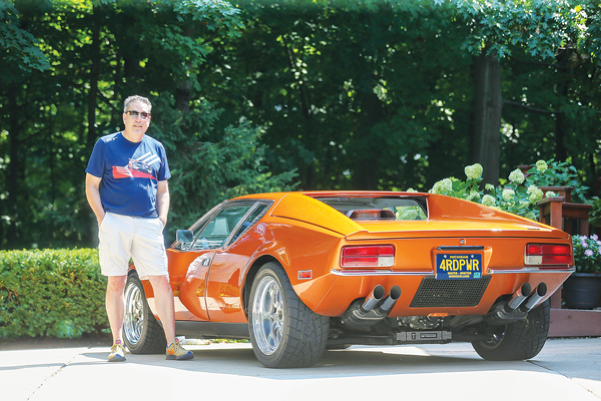  Novi resident Robert Fridenberg purchased his 1972 DeTomaso Pantera three years ago.  