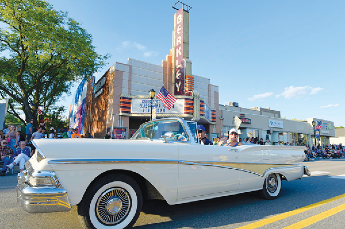  The Berkley CruiseFest Classic Car Parade will return to the downtown on 12 Mile Road Aug. 16. 