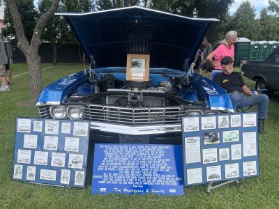  Tim Hopkinson sits next to his 1967 Chevy Impala lowrider, which was owned by Billy Sohns, a talented artist who was paraplegic and died in 1987. Hopkinson carries on Sohns’ legacy by sharing Sohns’ story, preserving the car and showing it at car shows.  