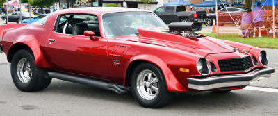  Hot rods were a major category at the Woodward Dream Cruise on Aug. 17. Each had their own unique flare and customizations, including this Camaro.  