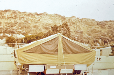  The 1972 Apache pop-up trailer was  how we saw the country many times.  