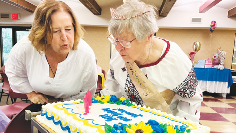 Family and friends gather to celebrate the centenarian’s birthday