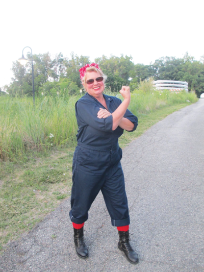  The Packard Proving Grounds Historic Site will host a Rosie the Riveter Memorial Garden program Sept. 22, featuting Debra Wake, pictured, titled “Heroes of the Home-front” that will spotlight eight Rosie the Riveters who made a big impact. 