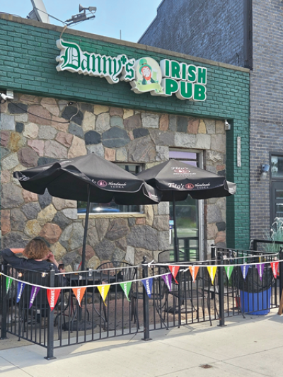  The owner of Danny’s Irish Pub isn’t happy at the possibility of another business swooping into the location of his establishment. 