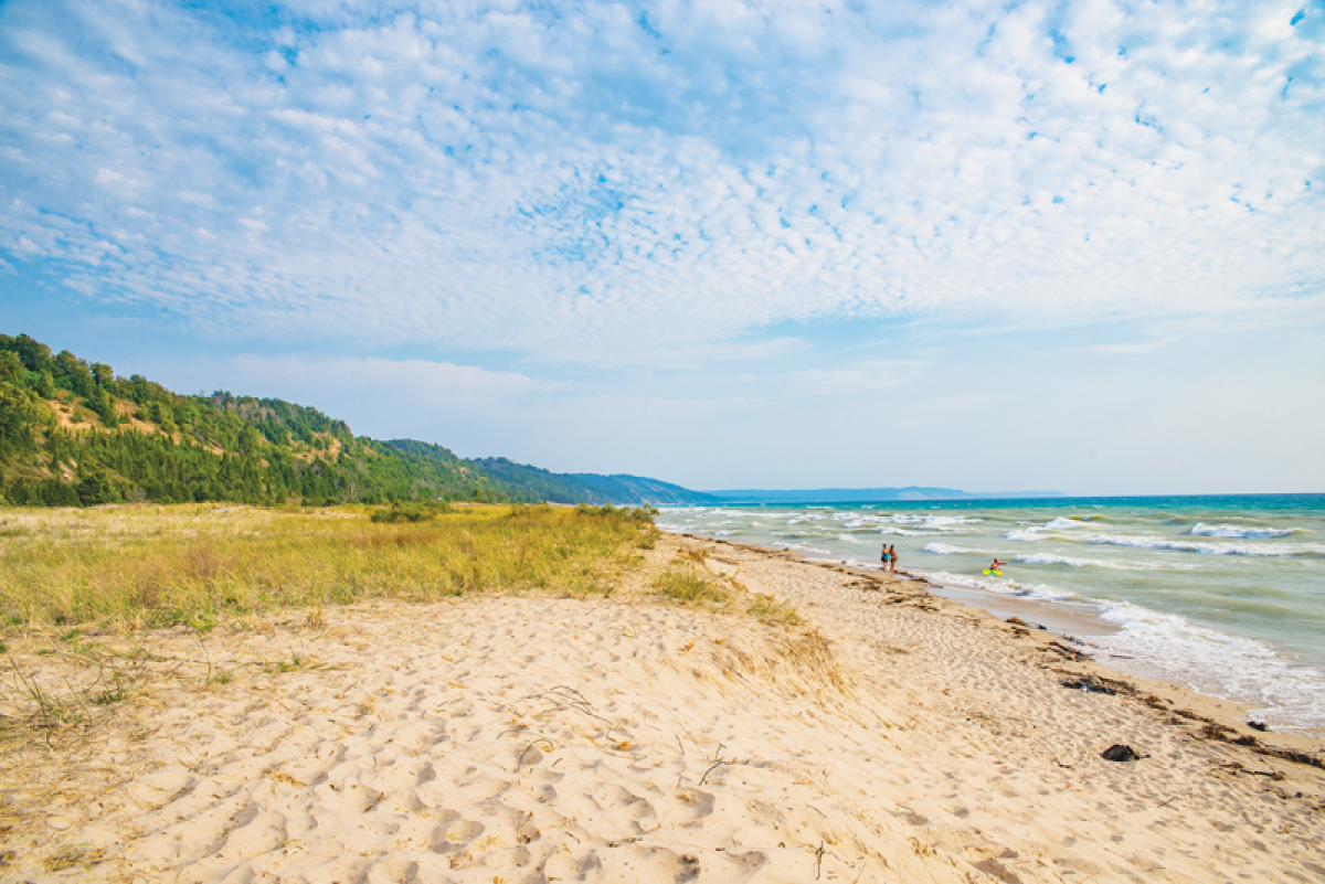  Sleeping Bear Dunes National Lakeshore stretches for miles along M-22. 