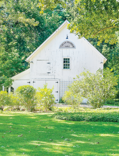  The barn on the grounds of the Governor Warner Mansion could be utilized  as part of improvements that have been discussed for the property. 