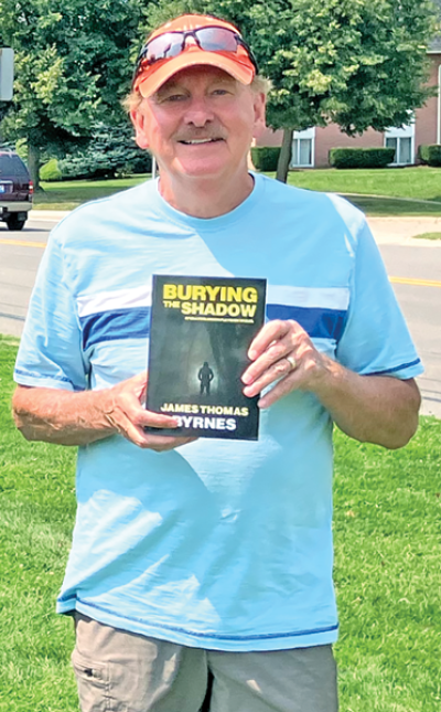  Shelby Township resident James Byrnes, a retired Roseville Community Schools teacher, has published his second book, “Burying the Shadow.” Byrnes will have a book launch celebration this weekend at Octopus’ Beer Garden in Mount Clemens. 