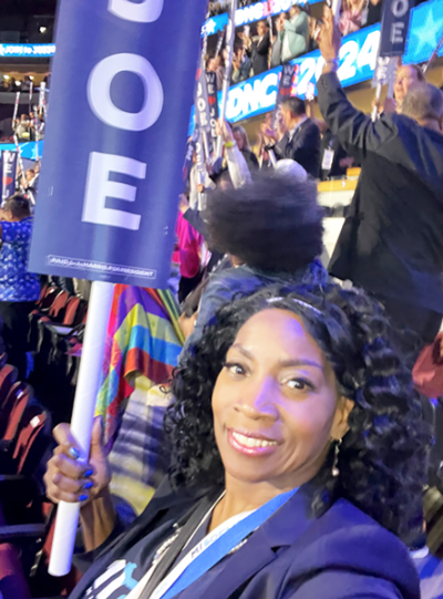  Warren Councilwoman Melody Magee, a delegate from Warren at the Democratic National Convention, said, “To sit there with my state was exciting.”  