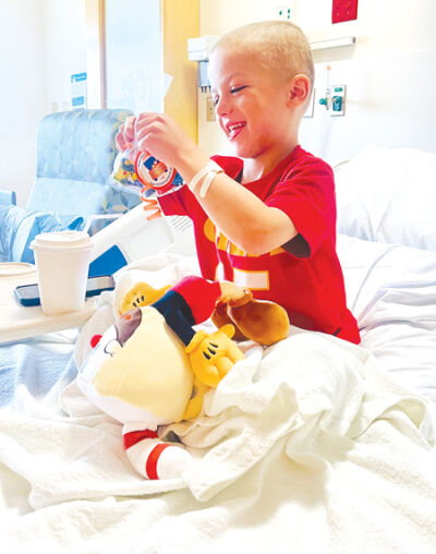  Young patients at different hospitals receive a wide variety of toys and activities from the Bottomless Toy Chest. 