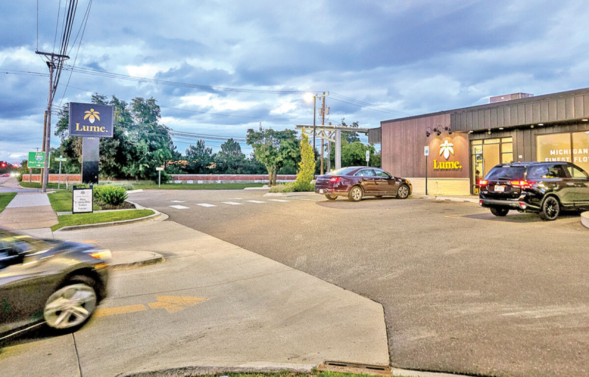  In a 4-3 vote, the City Council approved an ordinance change to extend the hours of operation for marijuana facilities in Southfield. Pictured is Lume Cannabis, located at 26760 Lahser Road.  