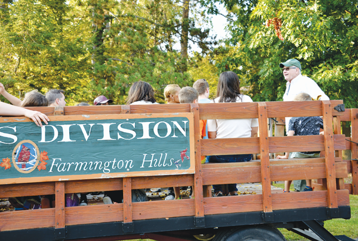  Hayrides are a popular activity in the fall, and the Farmington Hills Nature Center has scheduled some for this fall. 