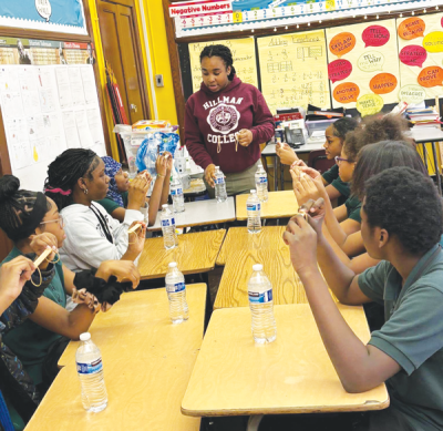  Sage Johnson, an Eastpointe resident currently studying biology premedical at Xavier University of Louisiana, earned her Gold Award with her project “Encouraging Medical Minds of the Future.”  