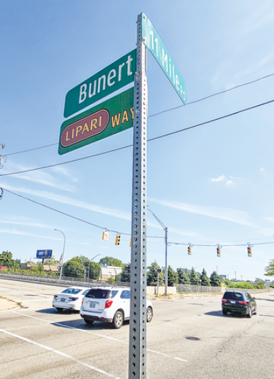  Lipari Way celebrates the “huge investment” Lipari Foods has made in Warren on Bunert Road.  