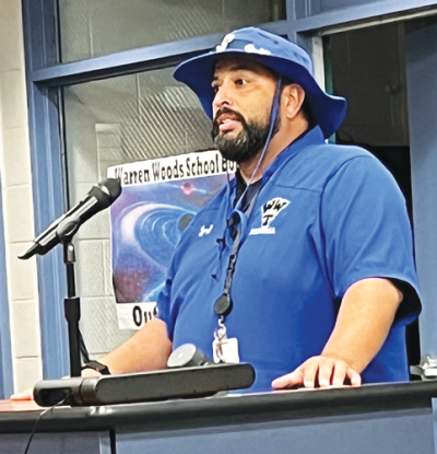  Warren Woods Tower High School science teacher and football coach Adam Diaz, whose two children attend school in the district, believes the new contract will keep employees in the district.  