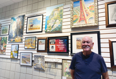  The Shelby Township Senior Center’s featured artist for the months of September and October is Ross Blake. 