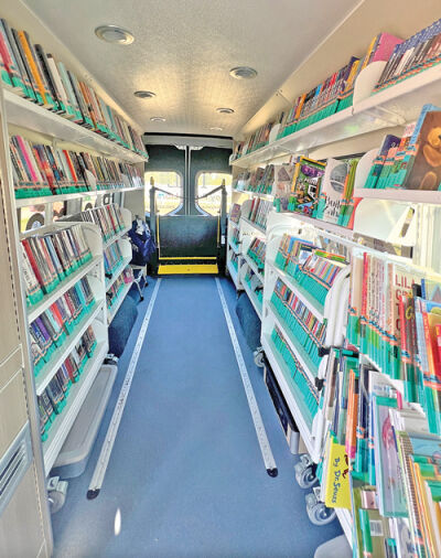  The bookmobile offers a variety of books from Troy Public Library for patrons of all ages. The vehicle officially launched during Troy Family Daze at Jeanne M Stine Park. 