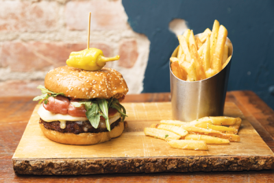  Bologna Via Cucina’s Piedmontese  burger is on the menu for Taste of Fall.  