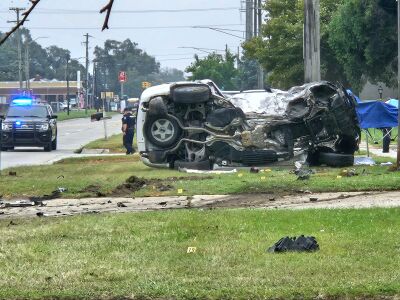  Two occupants of a white Dodge Durango were dead at the scene following a crash with a Warren police vehicle on Schoenherr Road at Prospect Avenue on Sept. 30.  