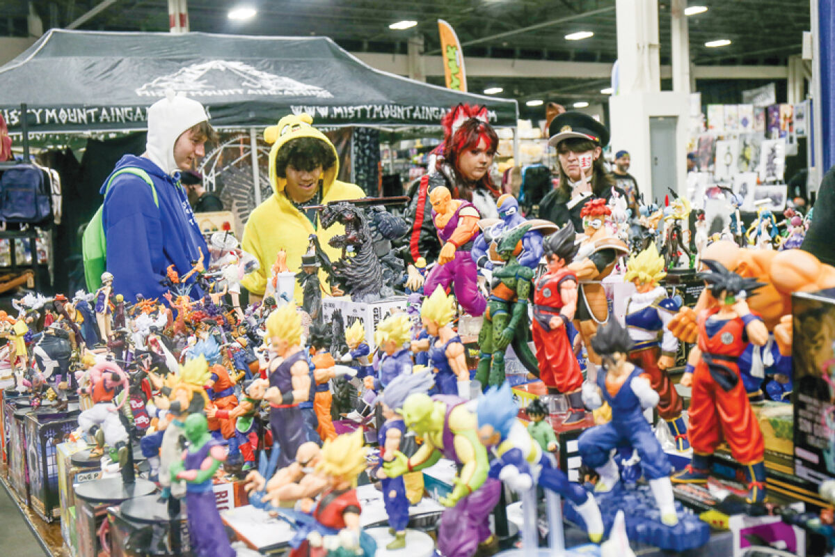  Pop culture fans browse tables at the Motor City Comic Con in May 2023. The next event will return to the Suburban Collection Showplace in Novi Nov. 8-10. 