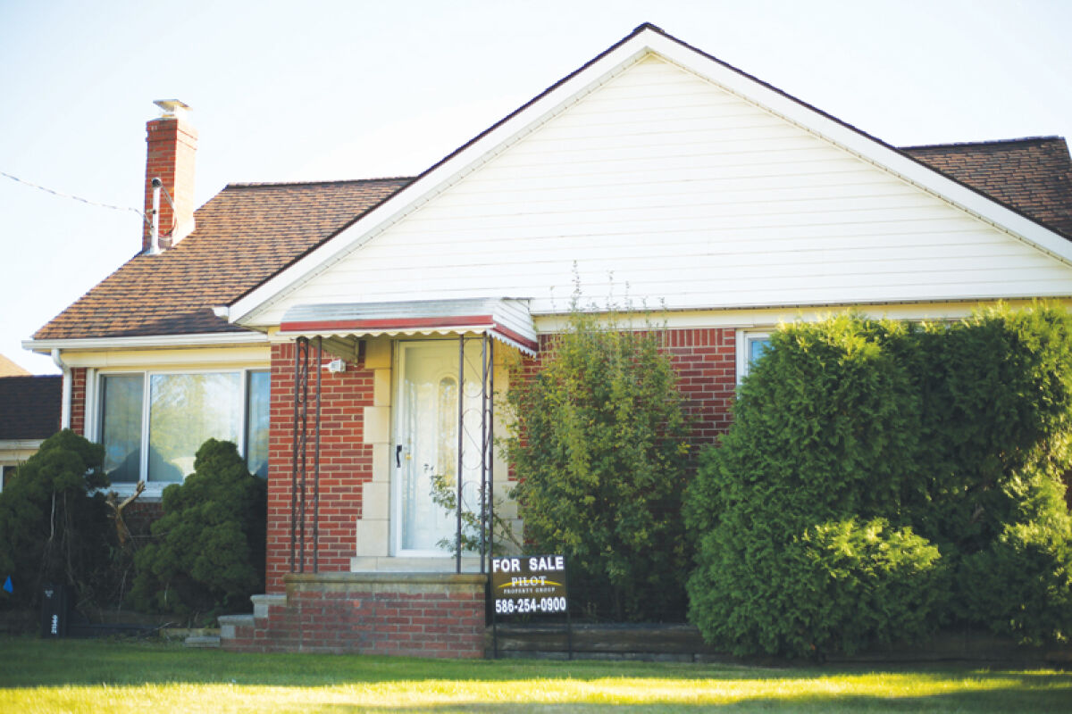  A “for sale” sign sits outside of the single-family home at 21560 23 Mile Road, but do not bother calling the number. Macomb Township trustees approved the $195,000 sale of the property at the Oct. 9 Board of Trustees meeting. 